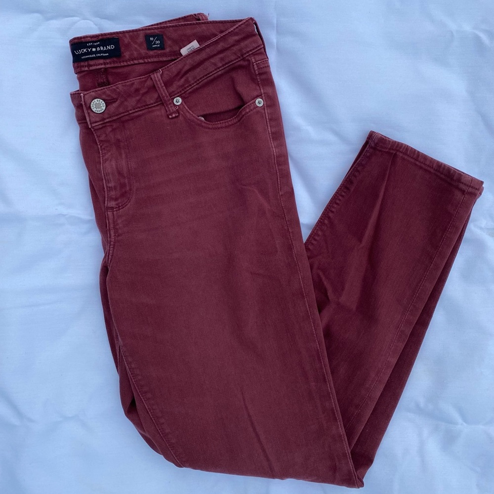 Lucky Brand women’s red pants